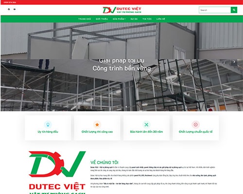 Website Dutec Việt